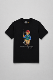 Polo Bear Tees | Black / Fishing