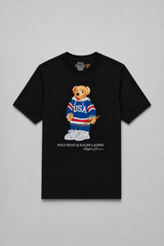 Polo Bear Tees | Black / Hockey